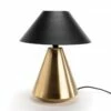 Lampe Métal Noir Or Fungi Amadeus Cades 2 Lampe Métal Noir Or Fungi Amadeus Cades -STYLE CAMPAGNE Boutique 917 1 Lampe Metal Noir Or Fungi Amadeus cades Design Deco Style Campagne