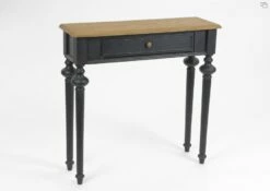 Console 1 Tiroir Bois Noir New Legende Amadeus