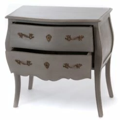 Commode Sauteuse 2 Tiroirs Murano Taupe 9 Commode Sauteuse 2 Tiroirs Murano Taupe -STYLE CAMPAGNE Boutique 927 1 Commode Sauteuse 2 Tiroirs Murano Taupe Amadeus Cades Deco Campagne Chic 3