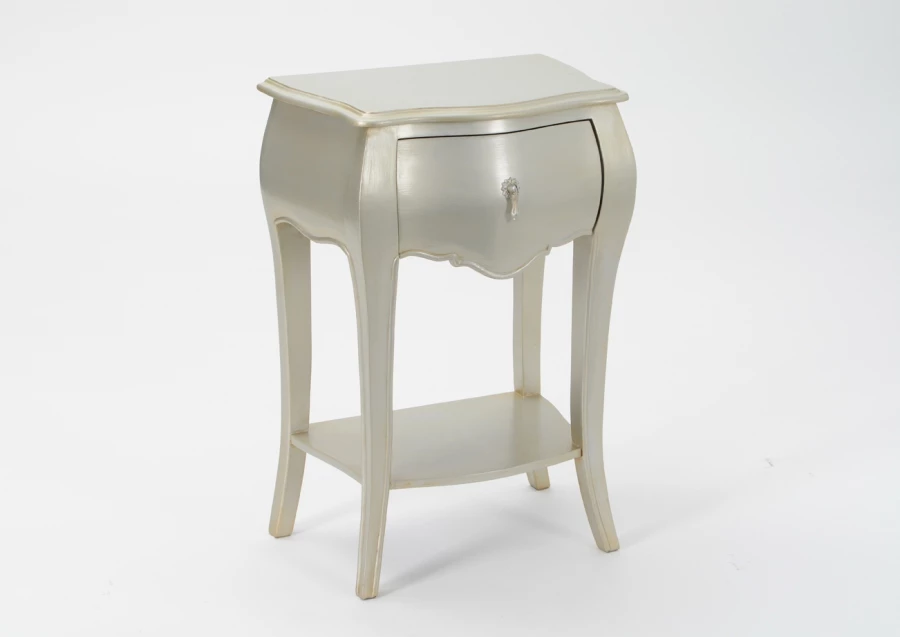 Chevet 1 Tiroir Murano Silver 4 Chevet 1 Tiroir Murano Silver – Image 2