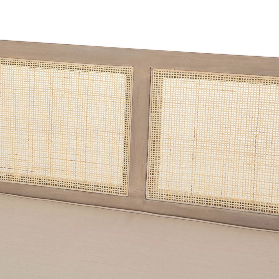 Cabriolet Double Bois Rotin Tissu Inspiration 5 Cabriolet Double Bois Rotin Tissu Inspiration – Image 3