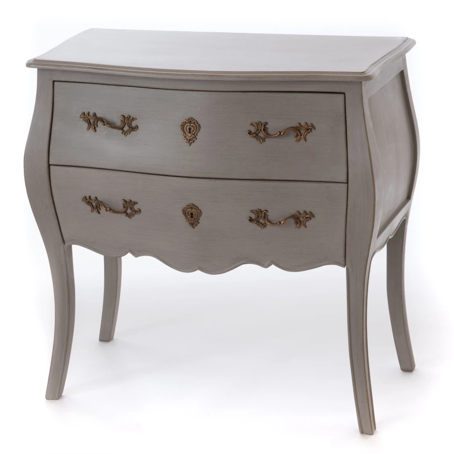 Commode Sauteuse 2 Tiroirs Murano Taupe 3 Commode Sauteuse 2 Tiroirs Murano Taupe