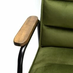 Devant -STYLE CAMPAGNE Boutique 944 1 Fauteuil Hutch Enfant Velours Vert Amadeus cades Deco Campagne Chic 2
