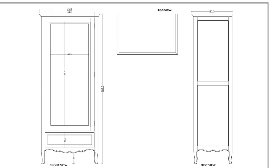 Bonnetière Bois Blanc Murano Amadeus 8 Bonnetière Bois Blanc Murano Amadeus – Image 6