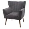Fauteuil Velours Gris Grosse Côte Olaf -STYLE CAMPAGNE Boutique 956 1 Fauteuil Olaf Velours Cote Gris Amadeus cades Deco Campagne Chic