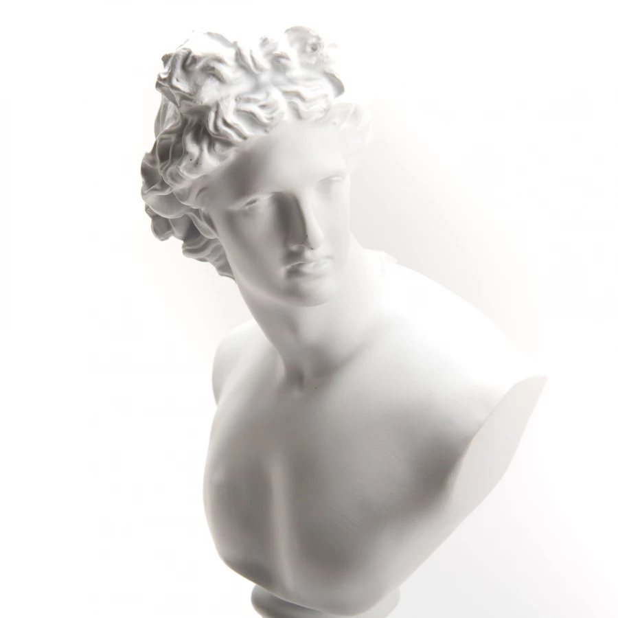 Statue Grecque Blanc Mat 3 Statue Grecque Blanc Mat – Image 2