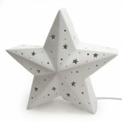 Devant -STYLE CAMPAGNE Boutique 964 1 Lampe Etoile Porcelaine Enfant Amadeus Cades Deco Campagne Chic 2