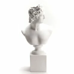 Statue Grecque Blanc Mat