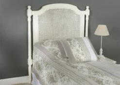 Tête De Lit Cannage Blanc Helena 90cm Amadeus