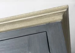 Bonnetière Murano Celeste -STYLE CAMPAGNE Boutique 985 1 Armoire 2 Portes Bois Recycle Blanchi Lea Athezza Hanjel Deco Campagne Chic 5